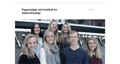Desktop Screenshot of fagutvalget.statsvitenskap.no