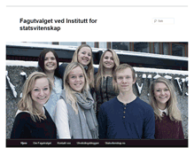 Tablet Screenshot of fagutvalget.statsvitenskap.no